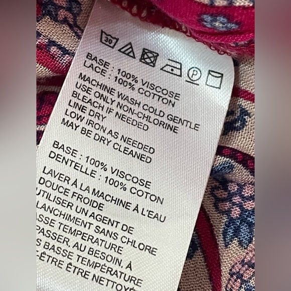 Anthropologie Maeve Gretchen Patchwork Blouse Size 2 - Picture 9 of 10